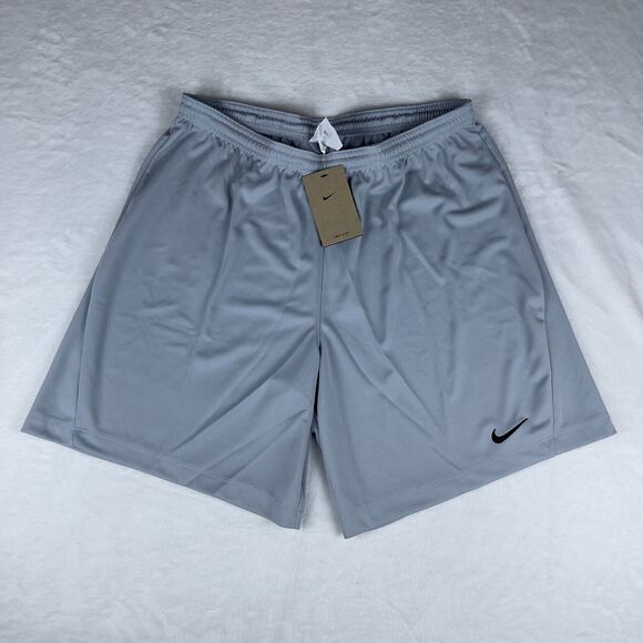 Nike Mens Dri-Fit Soccer Football Game Shorts Large Grey BV6857-012 XL‎ New NWT - Picture 1 of 4